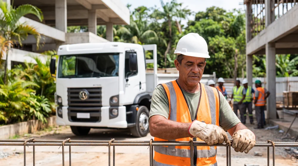 Colaborador da Gondim em operação